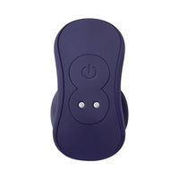 Zero Tolerance Wicked Twister Rechargeable Remote-Controlled Textured Vibrating Silicone Anal Plug Purple