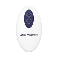 Zero Tolerance Wicked Twister Rechargeable Remote-Controlled Textured Vibrating Silicone Anal Plug Purple