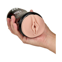 Blush M for Men Soft + Wet Pussy with Pleasure Ridges & Orbs Self-Lubricating Vagina Stroker Beige