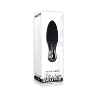 Evolved Teardrop Rechargeable Silicone Mini Vibrator Black