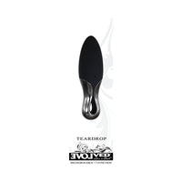 Evolved Teardrop Rechargeable Silicone Mini Vibrator Black