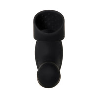 Zero Tolerance Strapped & Tapped Rechargeable Remote-Controlled Heating & Vibrating Silicone Prostate Massager and Cockring Black