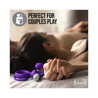 Blush Noje C3.Ring Rechargeable Vibrating Silicone Cockring Iris