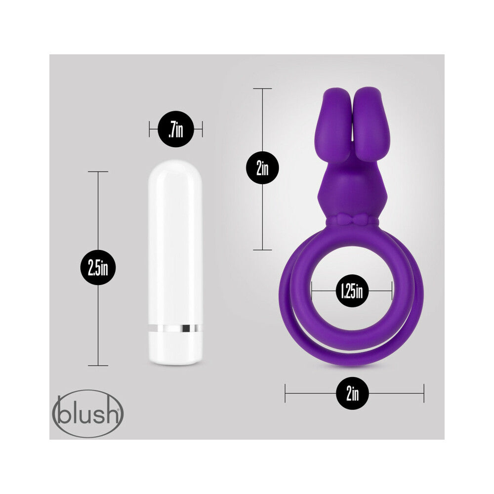 Blush Noje C3.Ring Rechargeable Vibrating Silicone Cockring Iris