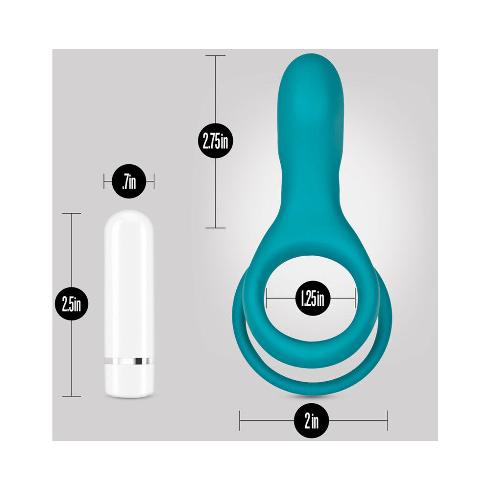 Blush Noje C2.Ring Rechargeable Vibrating Silicone Cockring Juniper