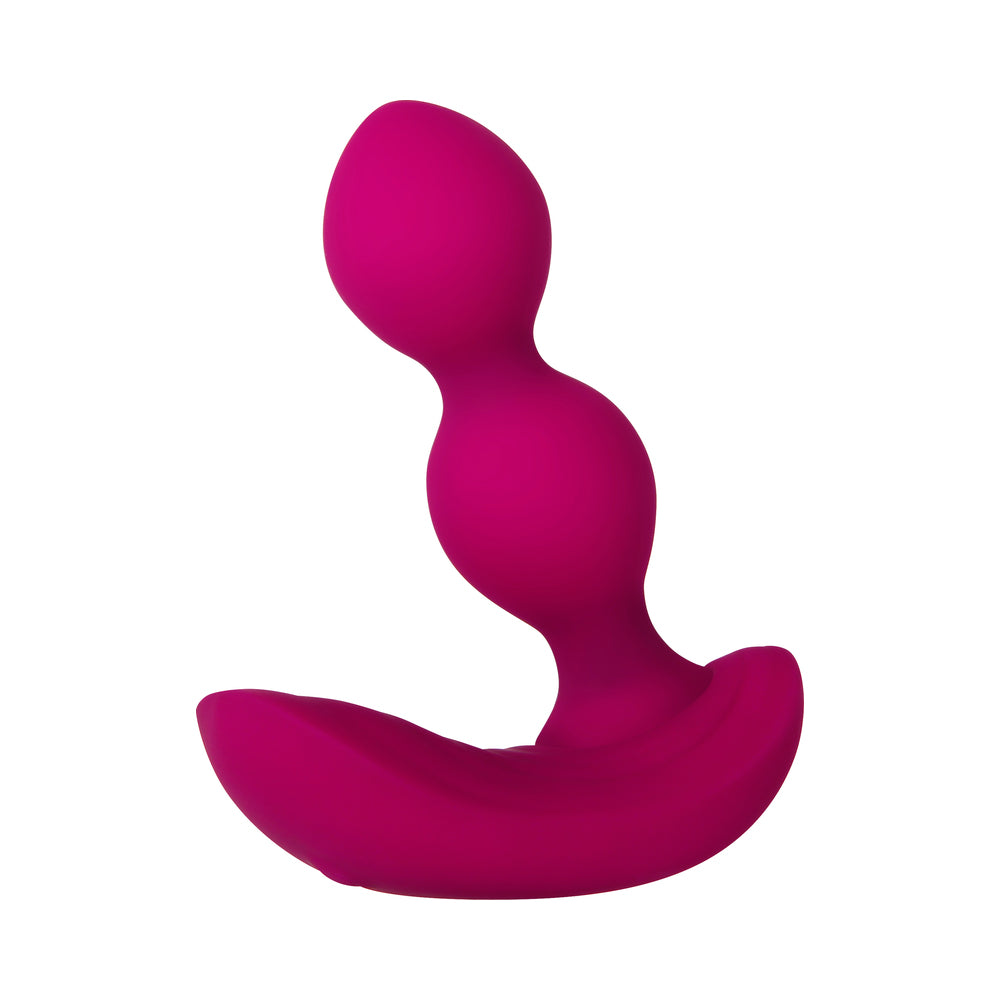 Zero Tolerance Bubble Butt Rechargeable Remote-Controlled Inflatable Vibrating Beaded Anal Plug Pink