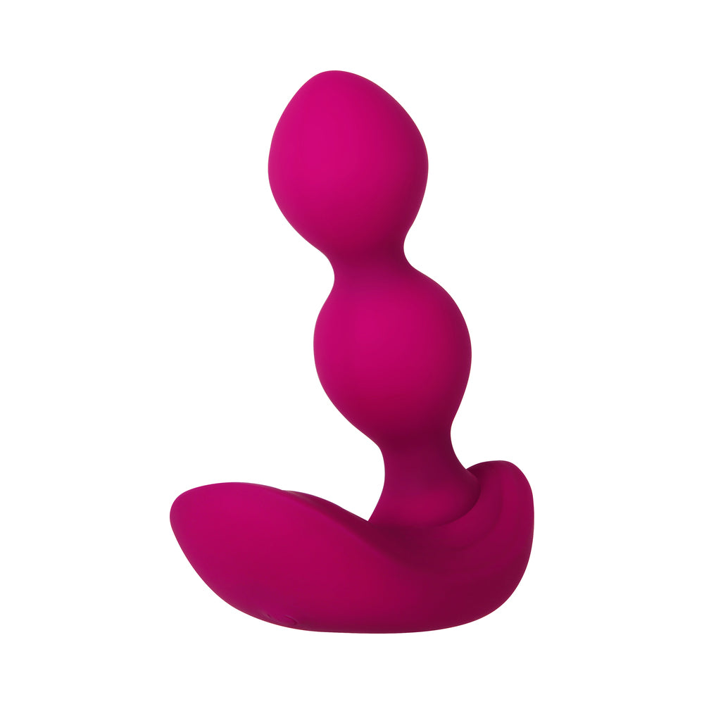 Zero Tolerance Bubble Butt Rechargeable Remote-Controlled Inflatable Vibrating Beaded Anal Plug Pink