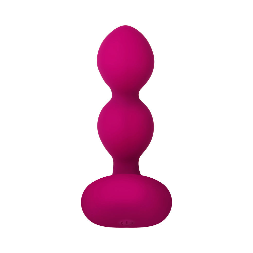 Zero Tolerance Bubble Butt Rechargeable Remote-Controlled Inflatable Vibrating Beaded Anal Plug Pink