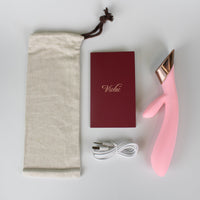 Metis Touch Panel Rabbit Vibrator Pink