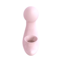 Shots Irresistible Desirable Rechargeable Silicone Soft Pressure Air Wave Dual Stimulator Pink