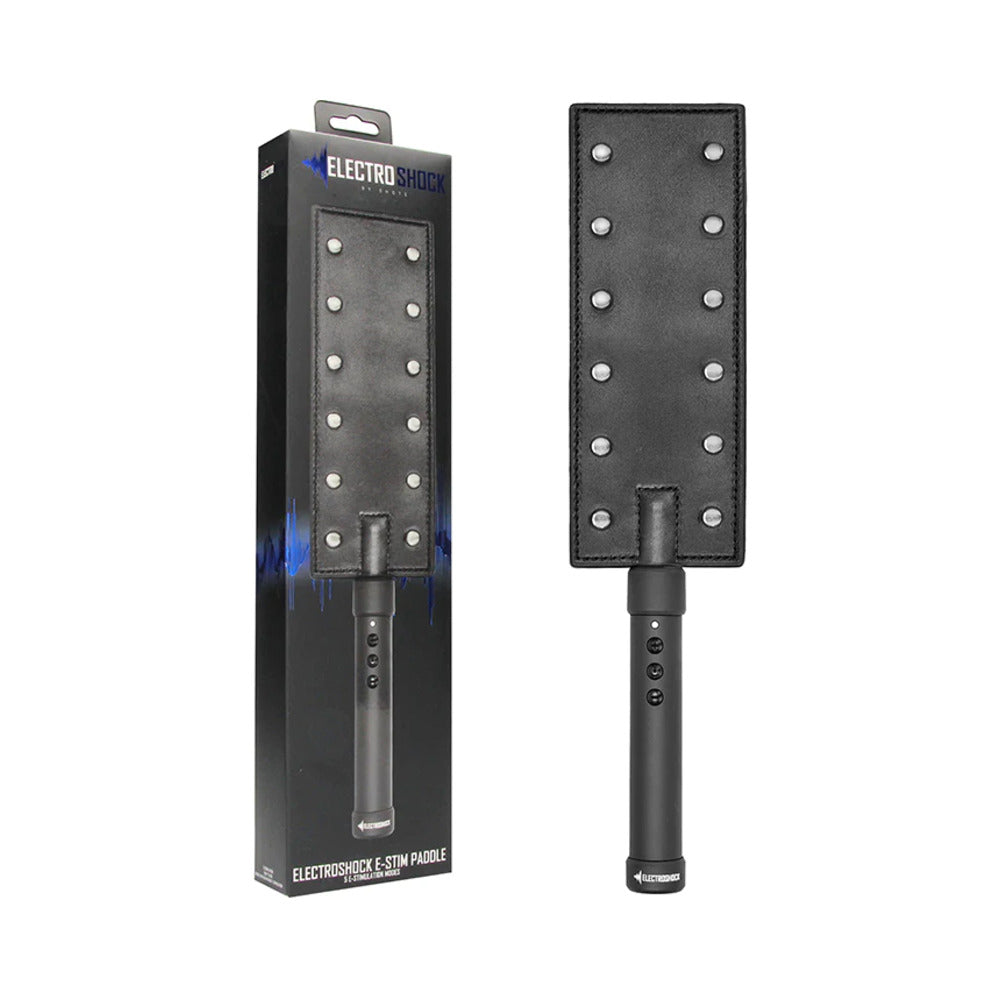 Shots ElectroShock Rechargeable E-Stimulation Paddle Black