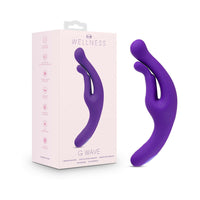 Blush Wellness G Wave Rechargeable Silicone Dual Stimulation Vibrator Purple