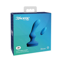 Pipedream 3Some Wall Banger P-Spot Rechargeable Remote-Controlled Vibrating Anal Massager With Suction Cup Blue