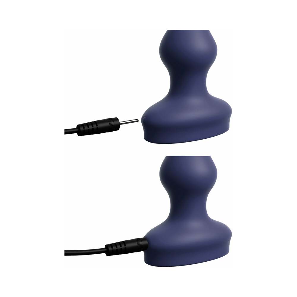 Pipedream 3Some Wall Banger P-Spot Rechargeable Remote-Controlled Vibrating Anal Massager With Suction Cup Blue