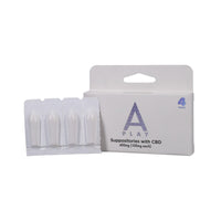 A-Play Suppositories with CBD 400mg (100mg/ea)4 pcs