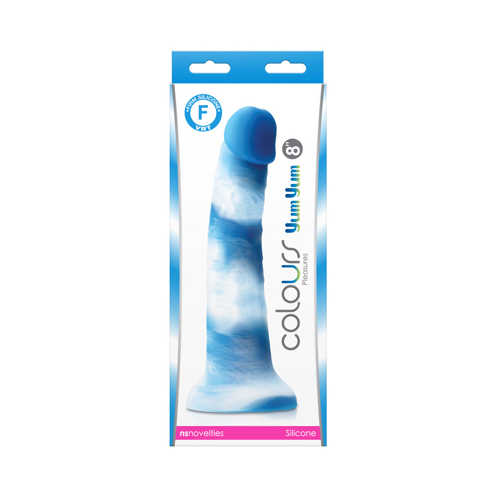 Colours Pleasures Yum Yum 8 in. Dildo Blue