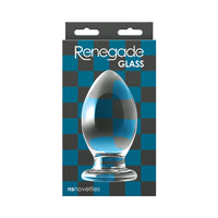 Renegade Bishop Glass Anal Plug