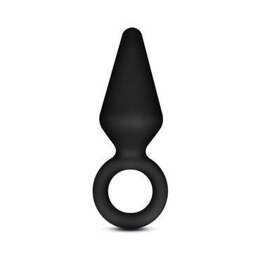 Blush Anal Adventures Platinum Silicone Loop Plug Small Black