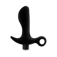 Blush Anal Adventures†Platinum Silicone Rechargeable Vibrating Prostate Massager 01 Black