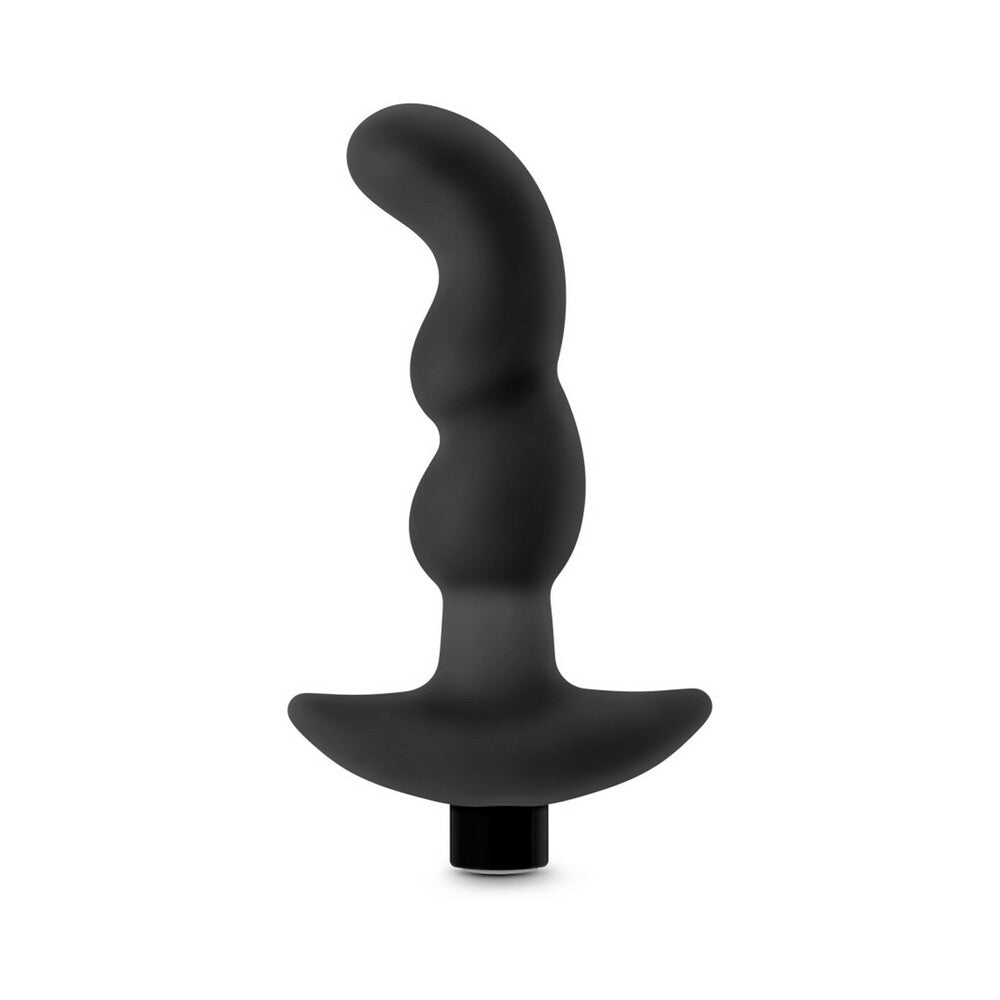 Blush Anal Adventures Platinum Silicone Rechargeable Vibrating Prostate Massager 03 Black