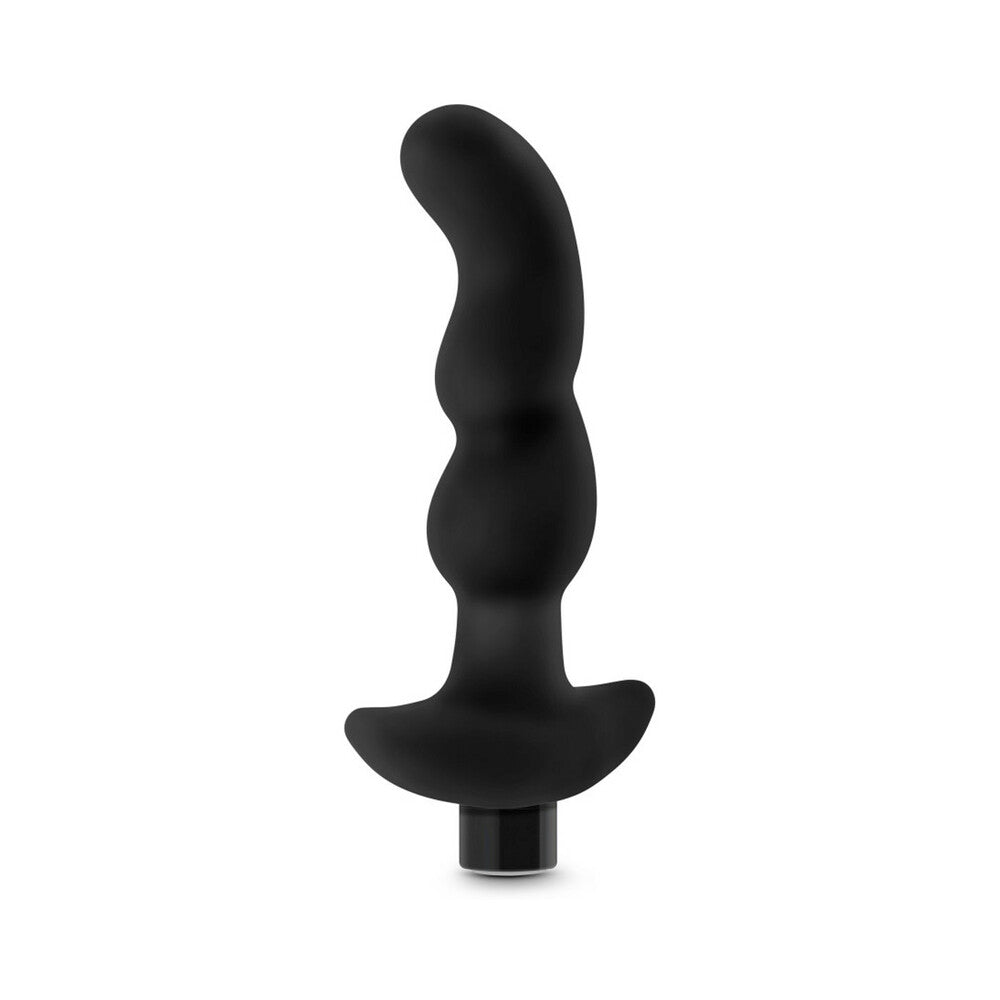 Blush Anal Adventures Platinum Silicone Rechargeable Vibrating Prostate Massager 03 Black