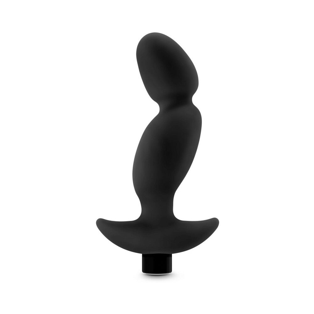 Blush Anal Adventures†Platinum Silicone Rechargeable Vibrating Prostate Massager 04 Black