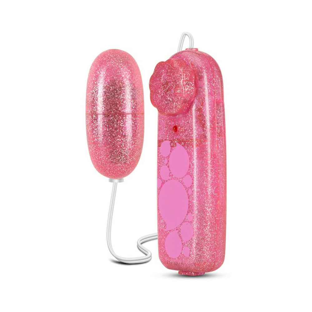 Blush B Yours Glitter Power Bullet Remote-Controlled Egg Vibrator Pink