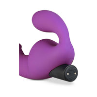 Blush Temptasia Cyrus 8.5 in. Silicone Strapless Strap-On Dildo with Rechargeable Bullet Vibrator Purple