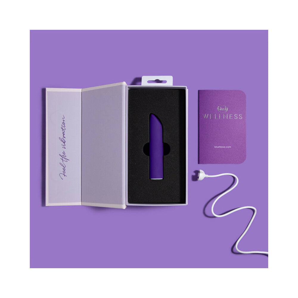 Blush Wellness Power Vibe Rechargeable Bullet Vibrator Purple