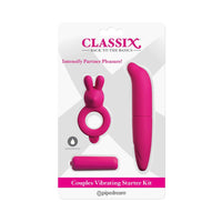 Pipedream Classix 3-Piece Couples Vibrating Starter Kit Pink