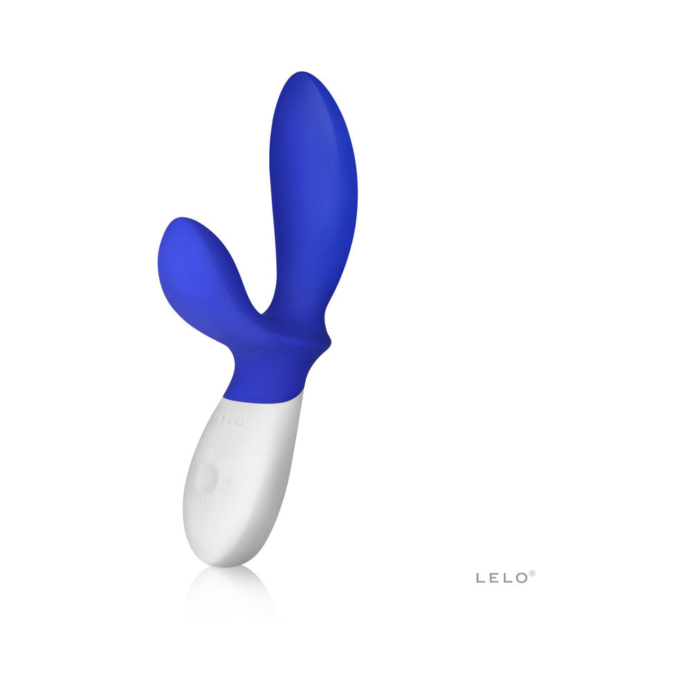 LELO LOKI WAVE Rechargeable Dual Stimulation Prostate Vibrator Federal Blue