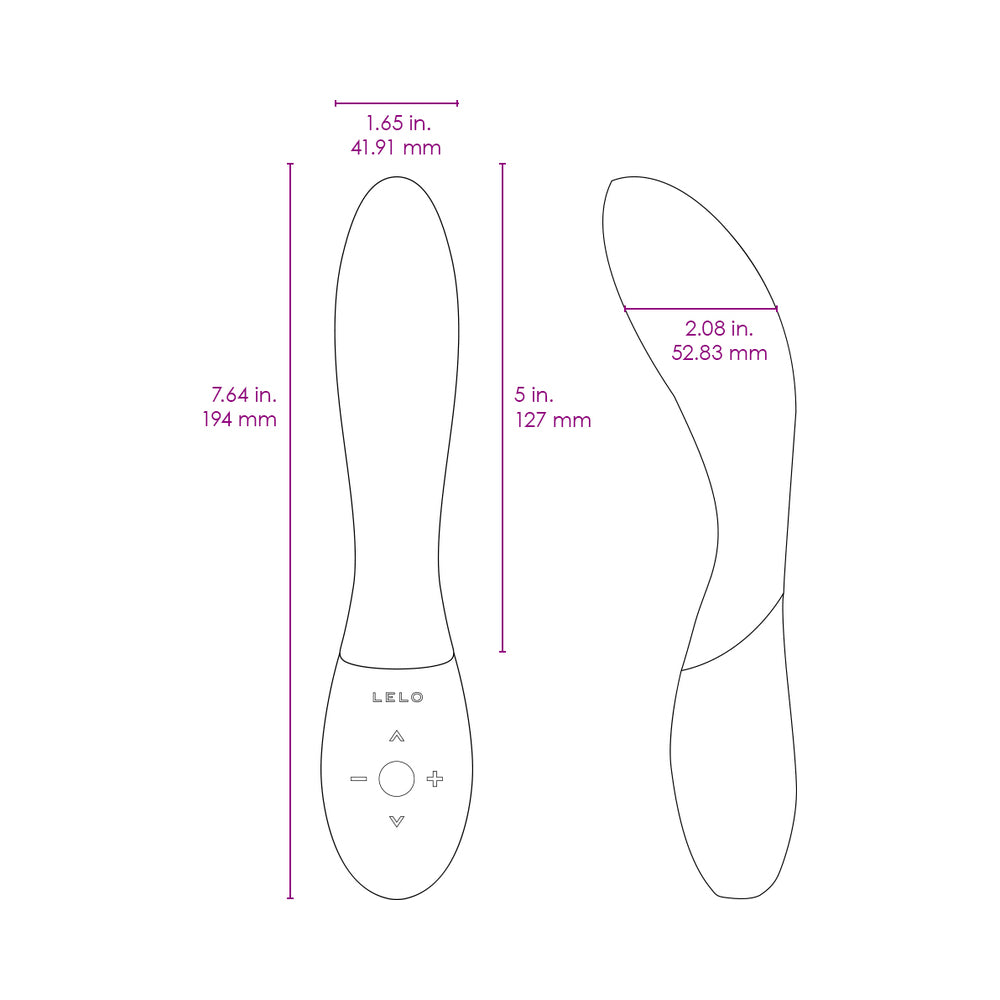 LELO MONA WAVE Rechargeable G-Spot Vibrator Deep Rose