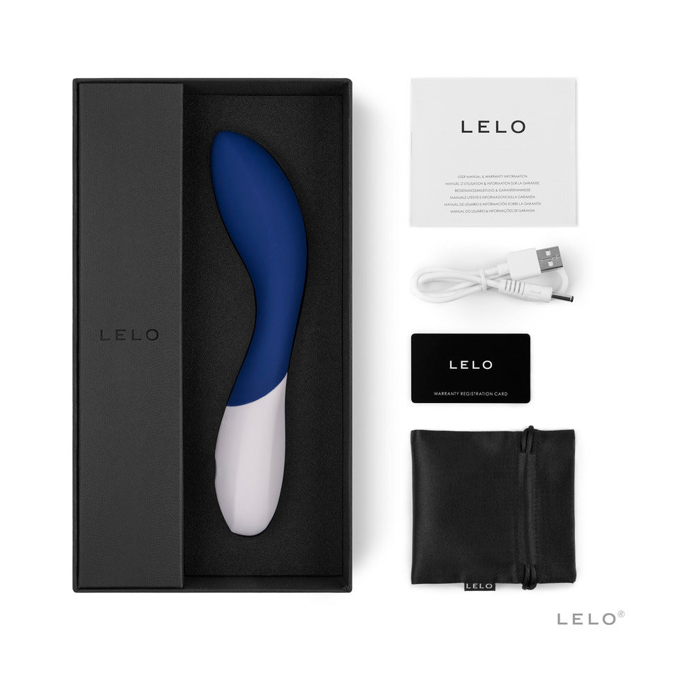 LELO MONA WAVE Rechargeable G-Spot Vibrator Midnight Blue