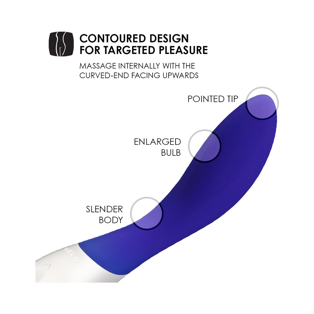 LELO MONA WAVE Rechargeable G-Spot Vibrator Midnight Blue