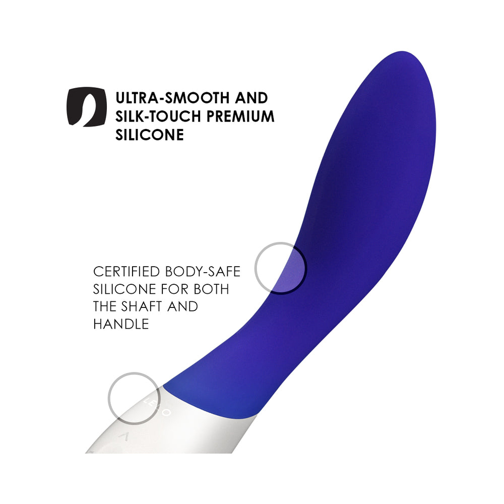 LELO MONA WAVE Rechargeable G-Spot Vibrator Midnight Blue