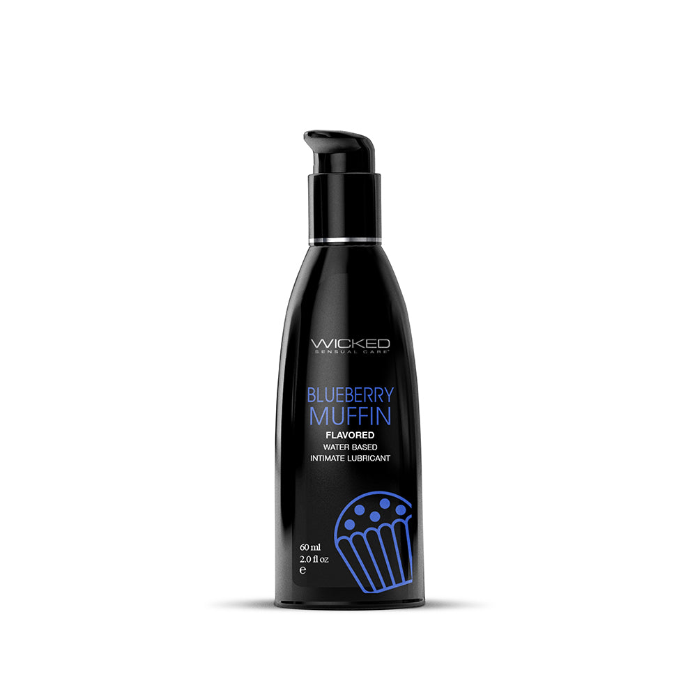 Wicked Aqua Blueberry Muffin Water Based Lubricant 2 oz.