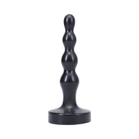 Tantus Ripple Small Beaded Anal Plug Onyx