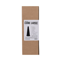 Tantus Cone Large Dildo Onyx