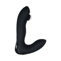 Zero Tolerance Tap It Rechargeable Remote-Controlled Tapping Vibrating Silicone Prostate Massager Black