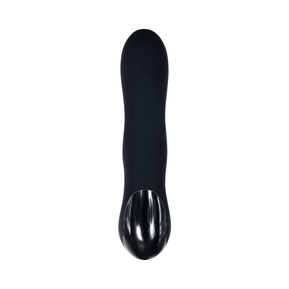 Zero Tolerance Tap It Rechargeable Remote-Controlled Tapping Vibrating Silicone Prostate Massager Black