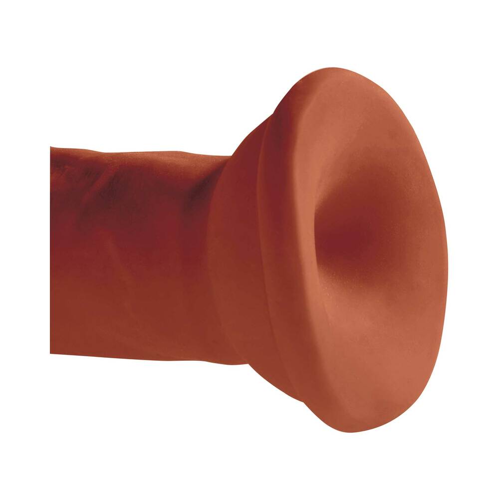 Pipedream King Cock Plus 6 in. Triple Density Cock Realistic Dildo With Suction Cup Brown