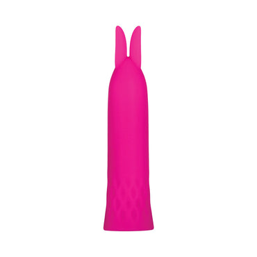 Evolved Bunny Bullet Rechargeable Silicone Vibrator With Ears Pink