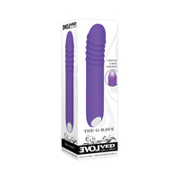 Evolved The G-Rave Light-Up Rechargeable Silicone G-Spot Vibrator Purple