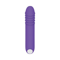 Evolved The G-Rave Light-Up Rechargeable Silicone G-Spot Vibrator Purple