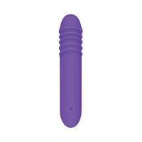 Evolved The G-Rave Light-Up Rechargeable Silicone G-Spot Vibrator Purple