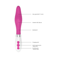 Luna Athamas Rechargeable Silicone G-Spot Vibrator Pink