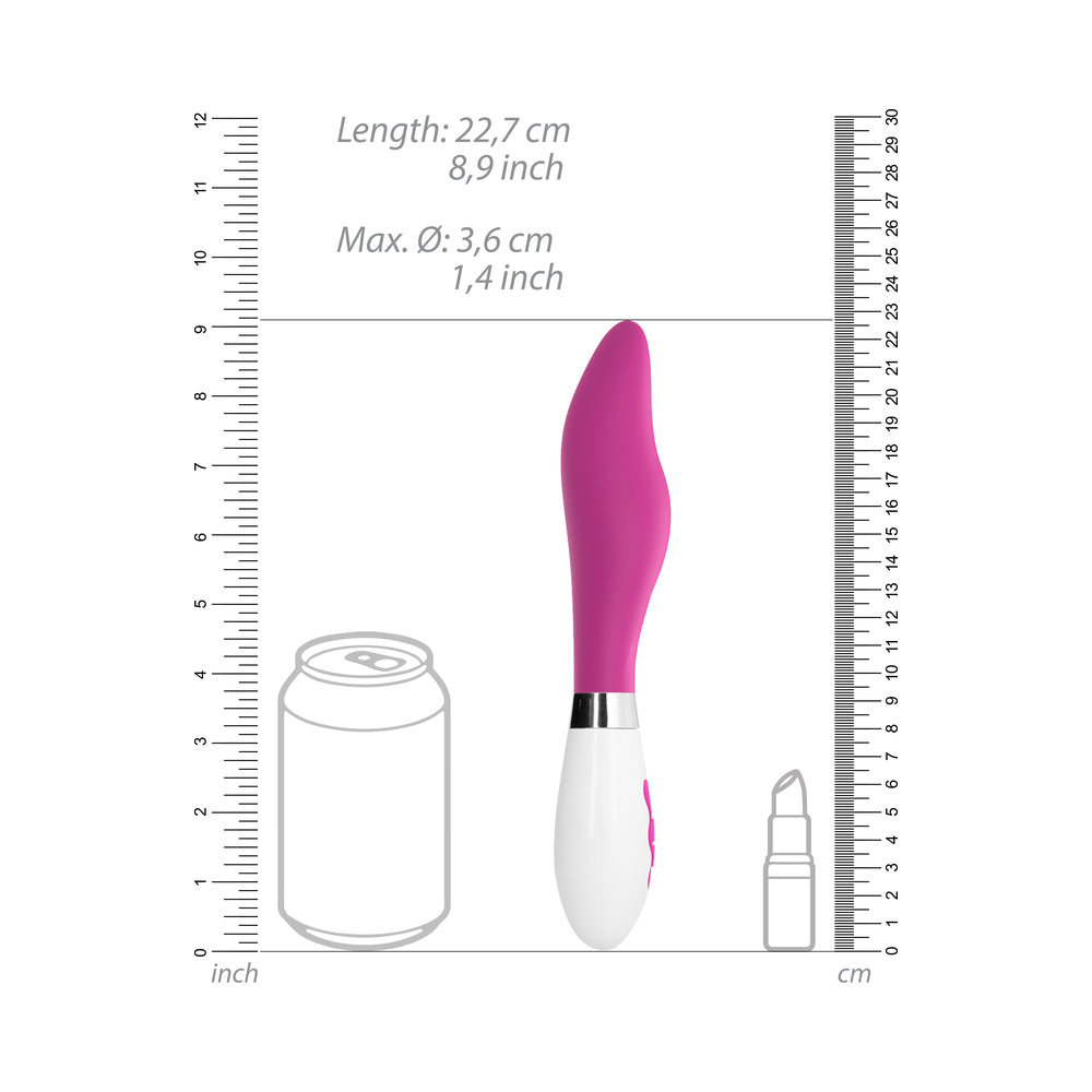 Luna Athamas Rechargeable Silicone G-Spot Vibrator Pink