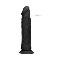 RealRock Realistic 7 in. Dildo With Suction Cup Black