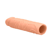 RealRock Realistic Veiny 7 in. Penis Sleeve Extender Beige