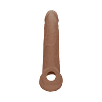 RealRock Realistic 9 in. Penis Sleeve Extender Sling Tan